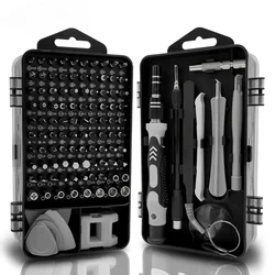 115-in-1 Screwdriver Set Strong Magnetic Chrome Vanadium Steel Cell Phone Computer Repair Precision Household Combination