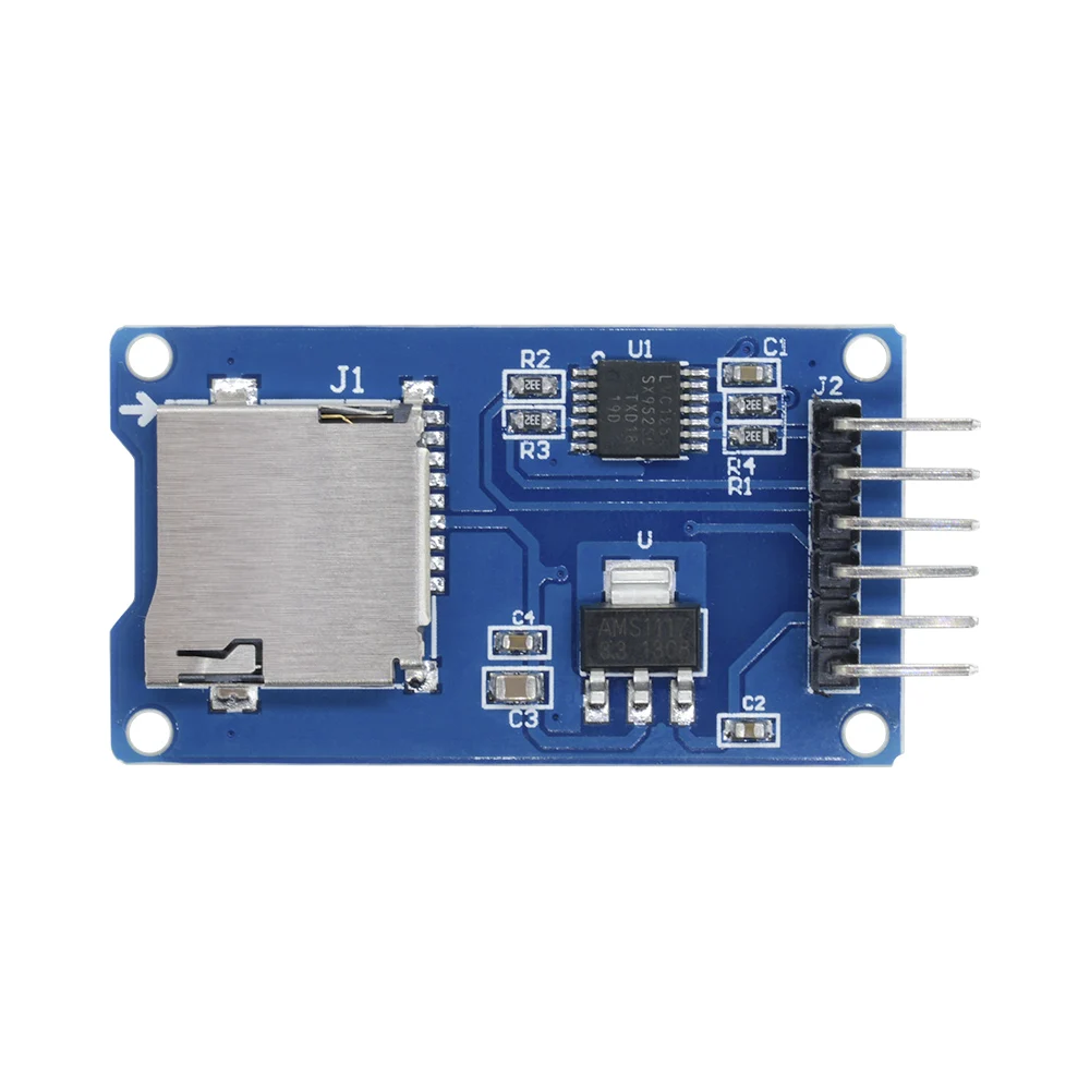 5PCS 1PCS For Micro SD card mini TF card reader module SPI interfaces with level converter chip for arduino