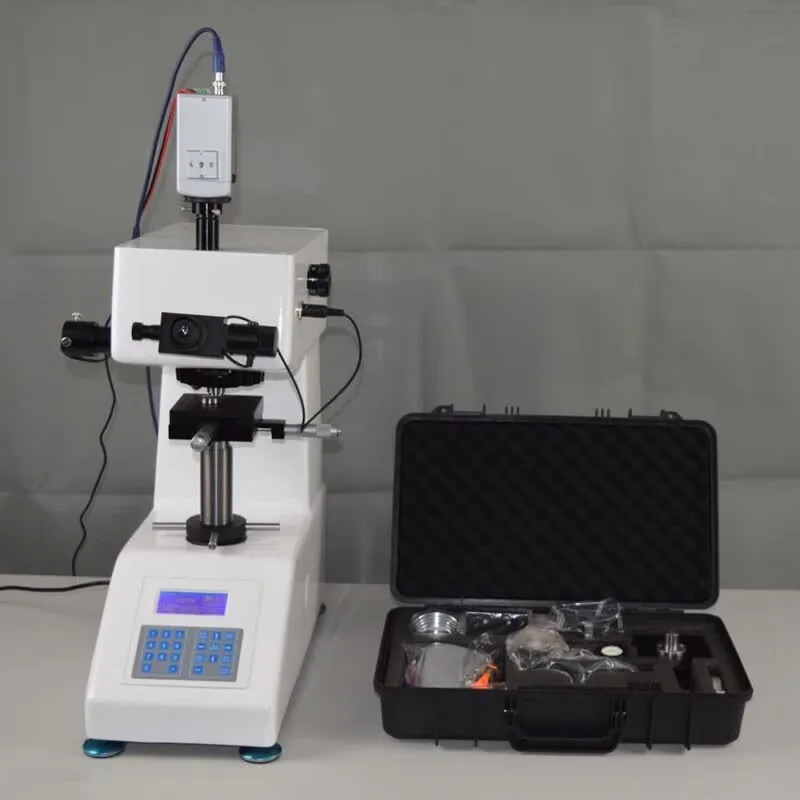 Shanghai HV-1000 Microscopic Vickers Hardness Tester, Sheet Desktop Digital Display Vickers Hardness Tester Heat Treatment