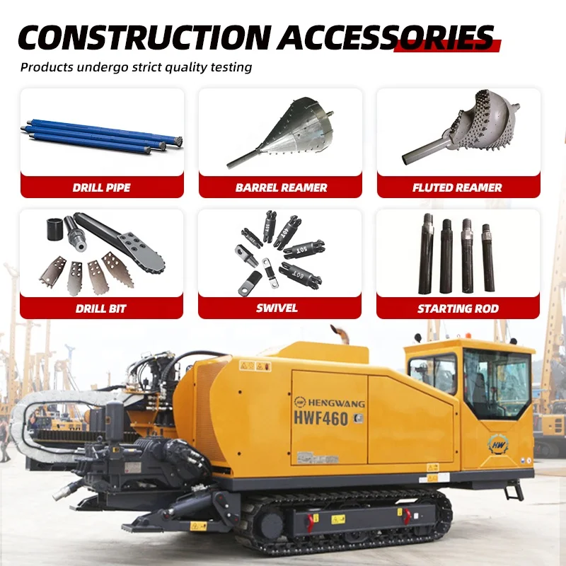 HDD Drilling Machine Horizontal Directional Drill Rig Underground Pipe Drilling Machine For Telecom Laying 