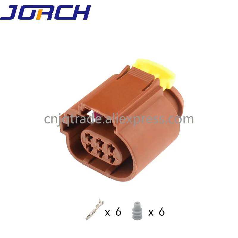 6 Pin 1.5mm Car Throttle Valve Connector Auto Waterproof Wire Harness Plug 284717-3