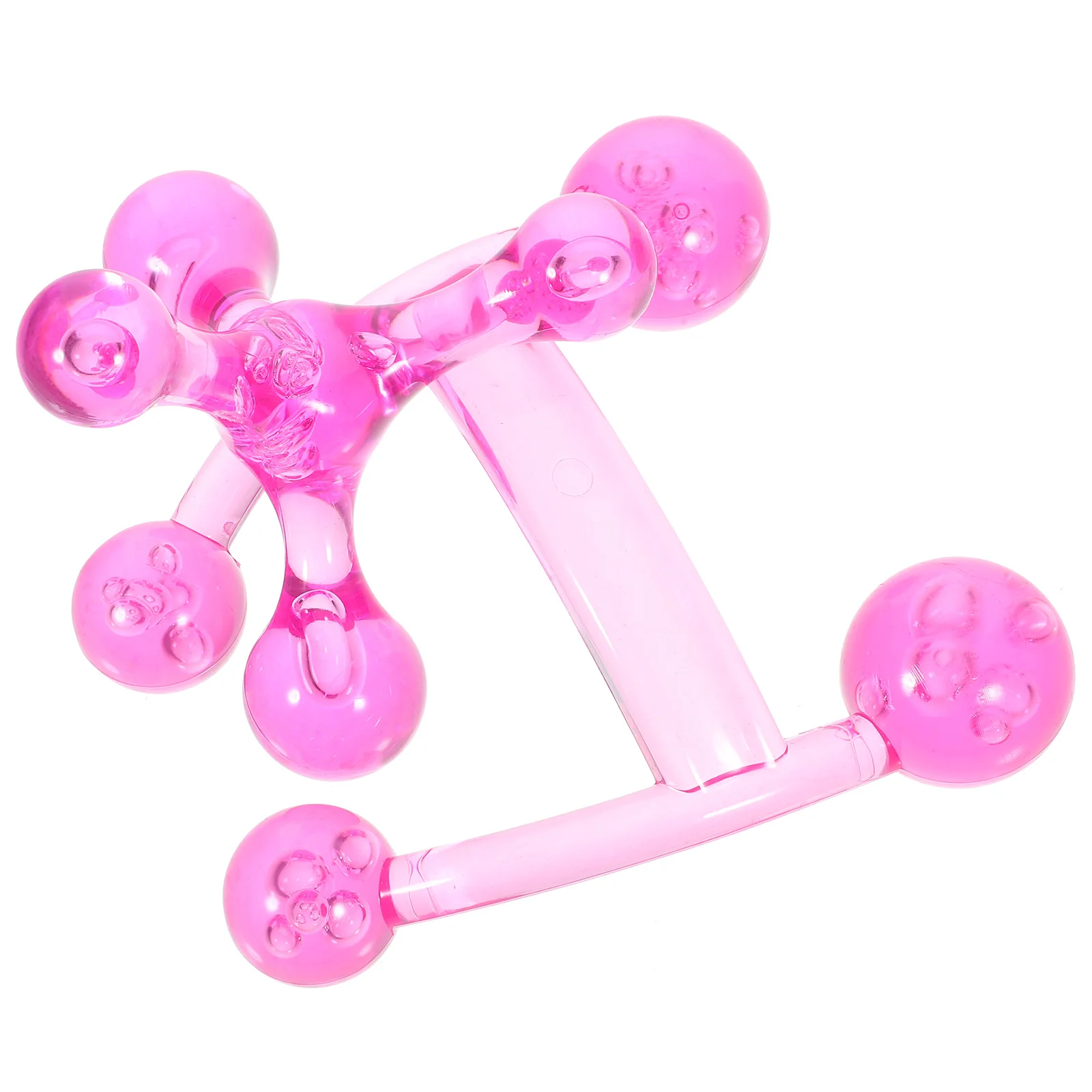 

2Pcs Manual Massager Blue H Blue Balls Mini Stick Handheld Neck Shoulder Back Knobber Acupressure Tool Body Relaxing
