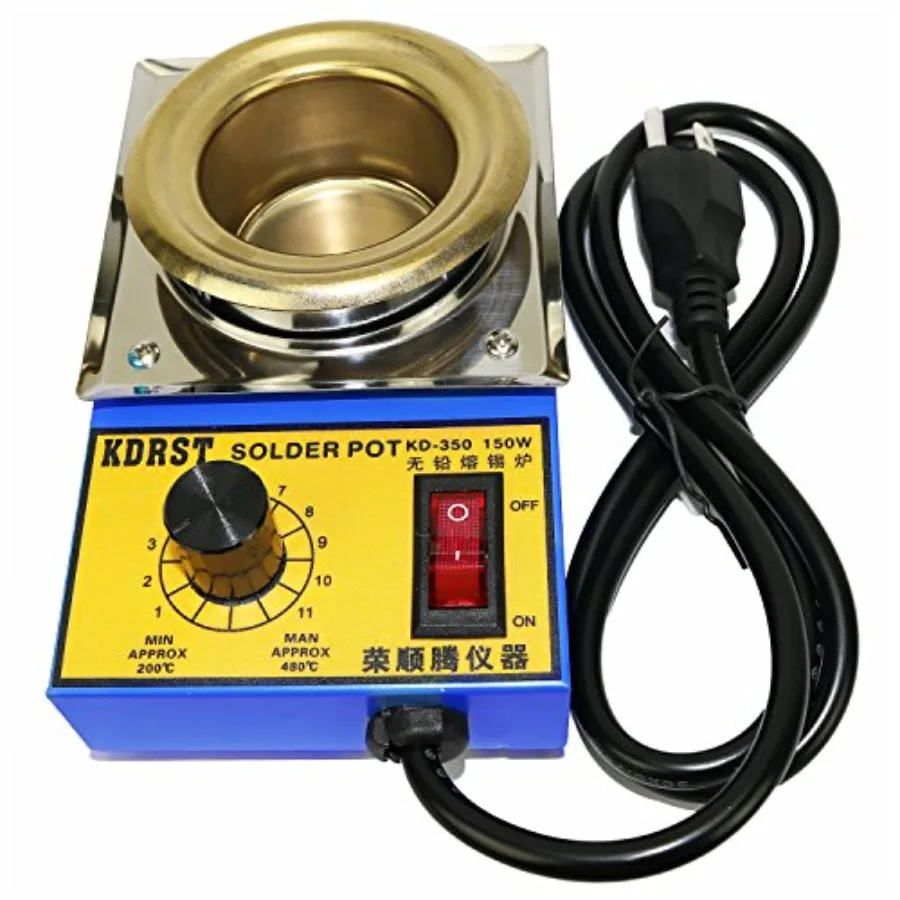 

TwinkleBay Solder Pot 50mm with 500g Capactity for Welding and Soldering Bath 110V 150W