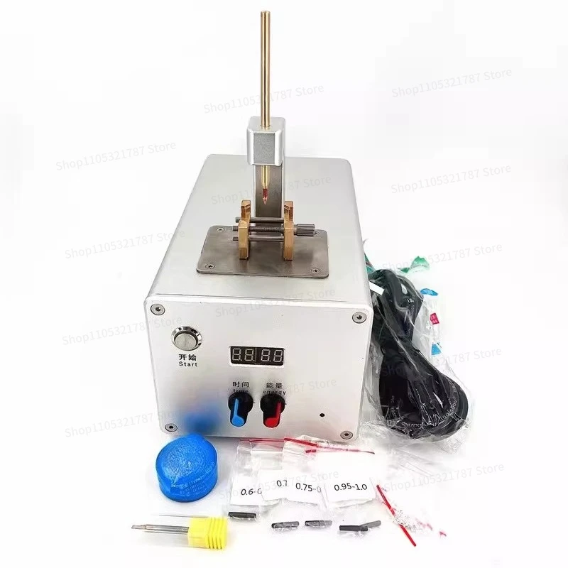 For Watch Repair Tool Welding Dial Machine Literal Foot Machine, Welding Spring with Solder Paste Carbon Head Literal Foot