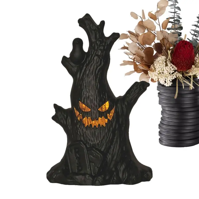 Halloween LED Candle Multipurpose Fake Candle Lights Flameless Fake Candles Battery Operated Spooky Home Decor Halloween Desktop