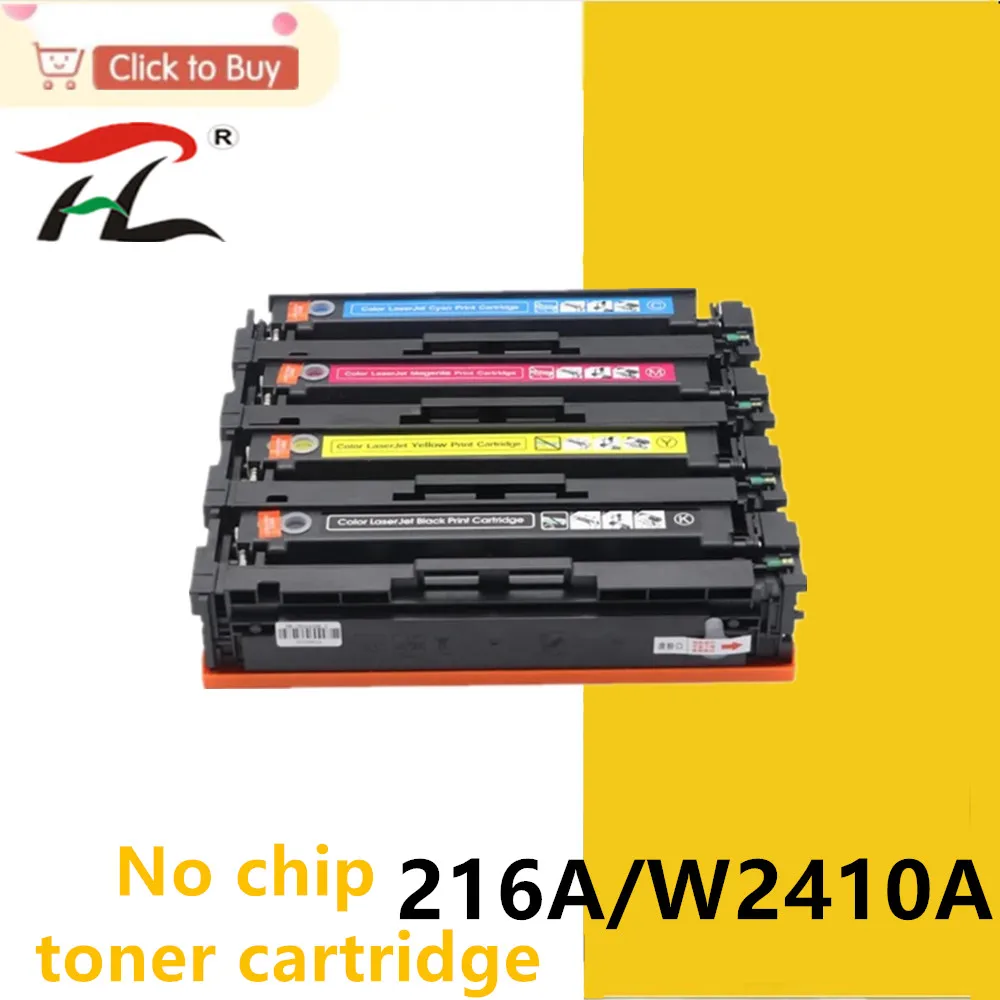 

Без чипа, совместимый картридж с тонером 215A 216A 216 W2410A для HP M155a M155nw M182nw M183fw, тонер-картридж для цветного принтера