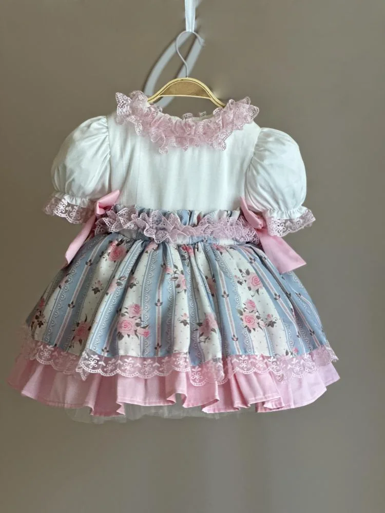 0-12Y Baby Girl Summer Rose Fl - Photography Vintage Style recension och pris