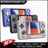 New Android Retroid Pocket 2s 4+128 Version Retro Android Handheld Streaming Artifact Portable Retro Psp Palm Games Console