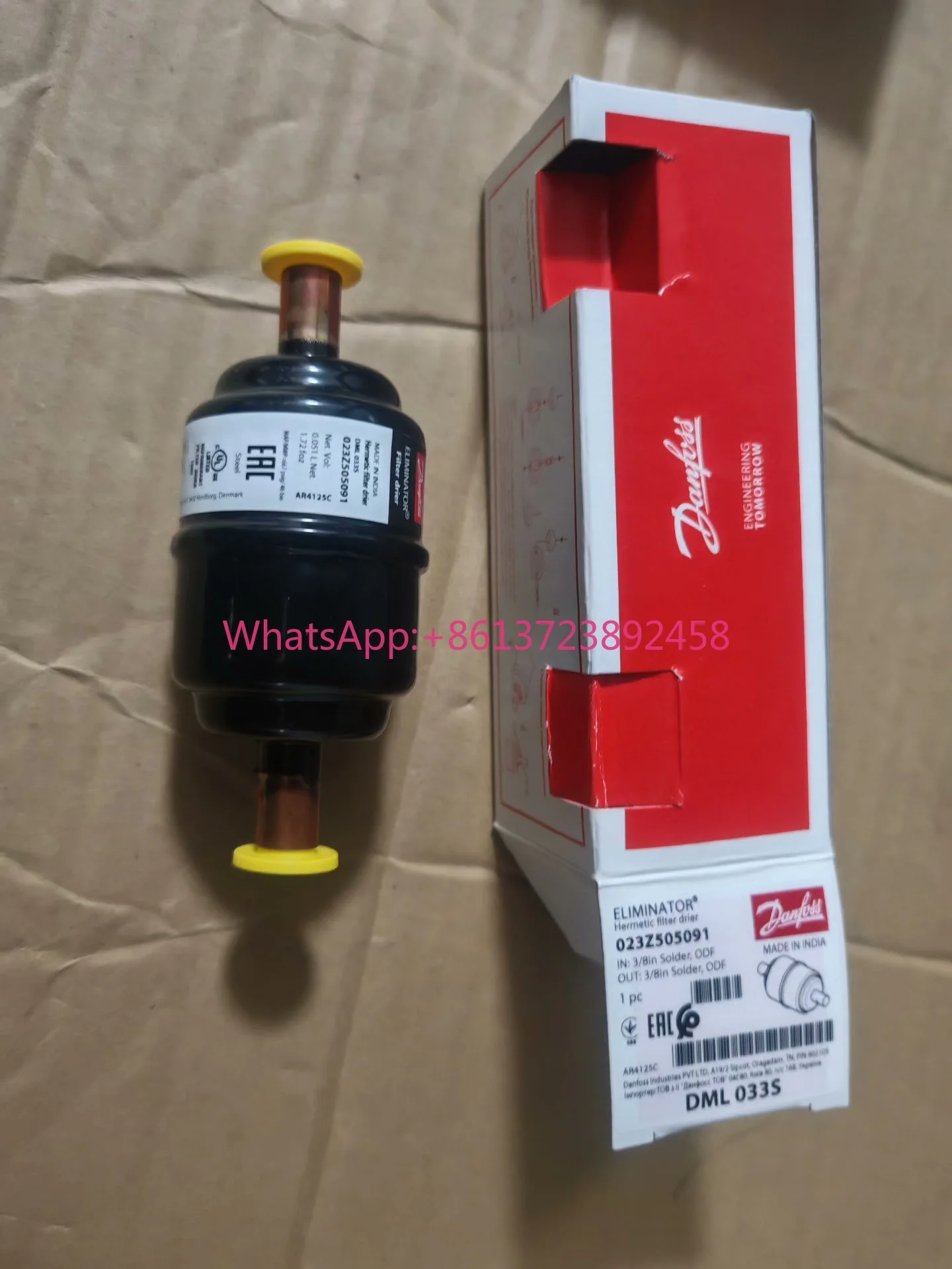 Danfoss Drying Filter DML033S Model 023Z505091