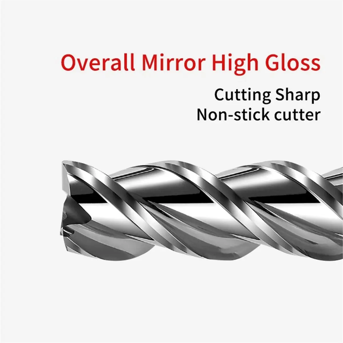 THANKYOU 1.0mm 3-Flute Carbide End Mill for Aluminum, 1.0x3x4x50mm, HRC55 Carbide Milling Cutter, HRC55, Cutting Tool