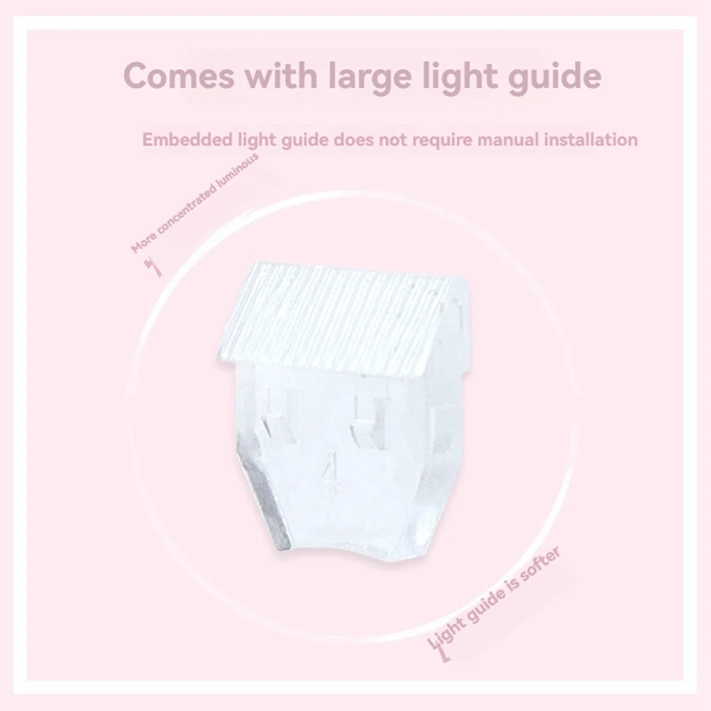 70 قطعة MMD الأميرة V4 التبديل 5 دبوس المحور الخطي الجسم مفاتيح التبديل السريع 28 جرام للوحة المفاتيح الميكانيكية ذاتية الصنع