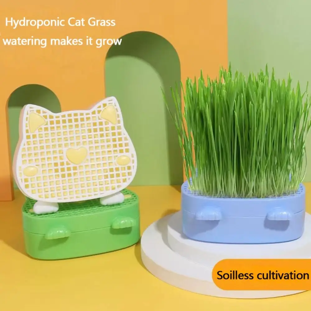 Cat Face Shaped Cultivation Sprouting Tray Sprout Planting Helper Convenient Hydroponic Sprouting Plate Reusable Creative