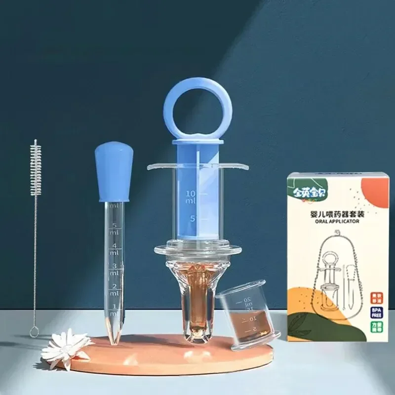 Child Medicine Device Silicone Pipette Liquid Food Supplement Dropper Baby Training Feeder Utensils Baby Medicine Feeder