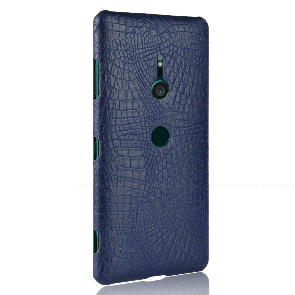 Snake Crocodile PU Leather Case For Sony Xperia XZ3 XZ2 XZ1 XZ Premium Compact XA2 Plus XA1 XA Ultra L4 L3 L2 L1 Hard Back Cover