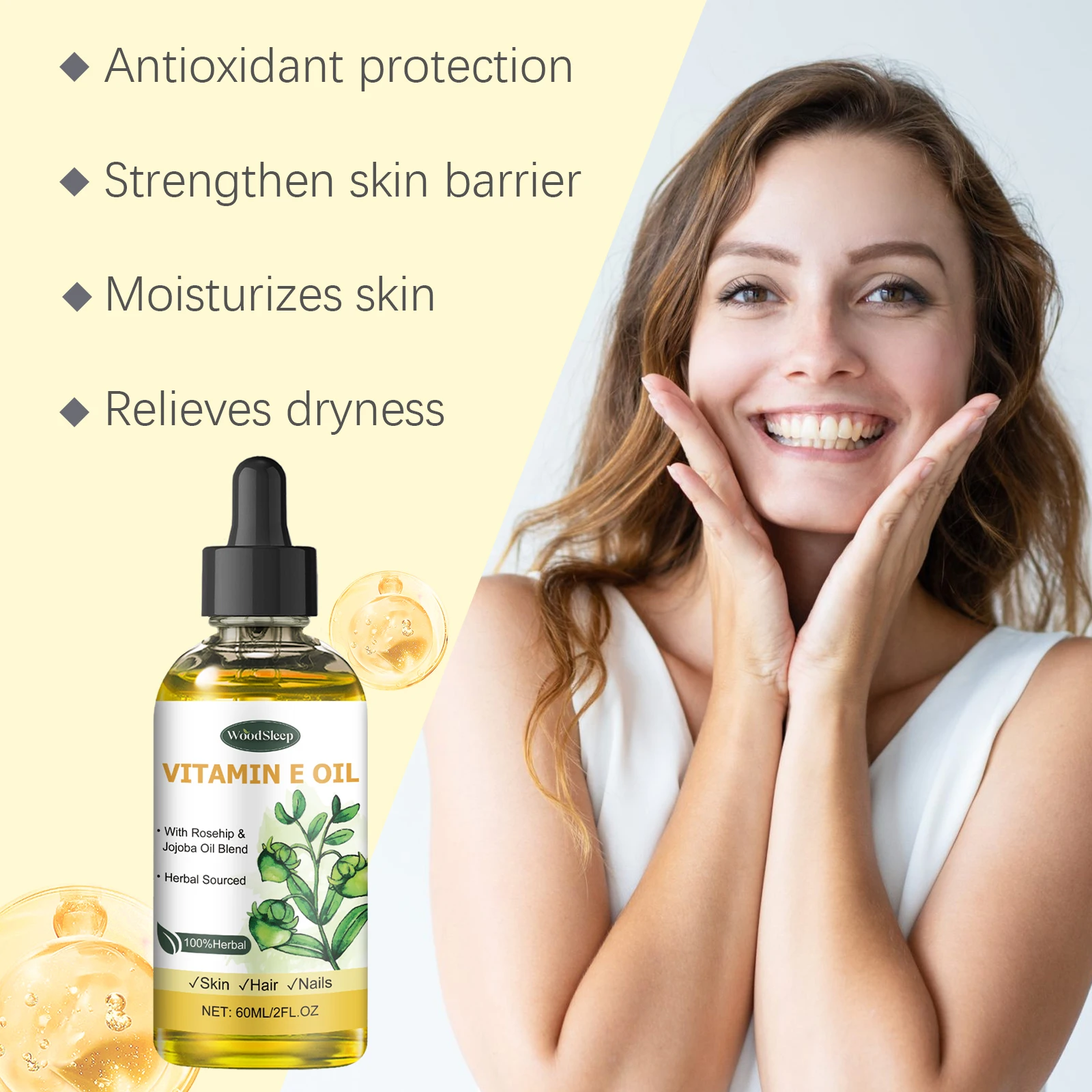 60ml Natural Vitamin E Essenti - огляд і ціна Hair Care Cream