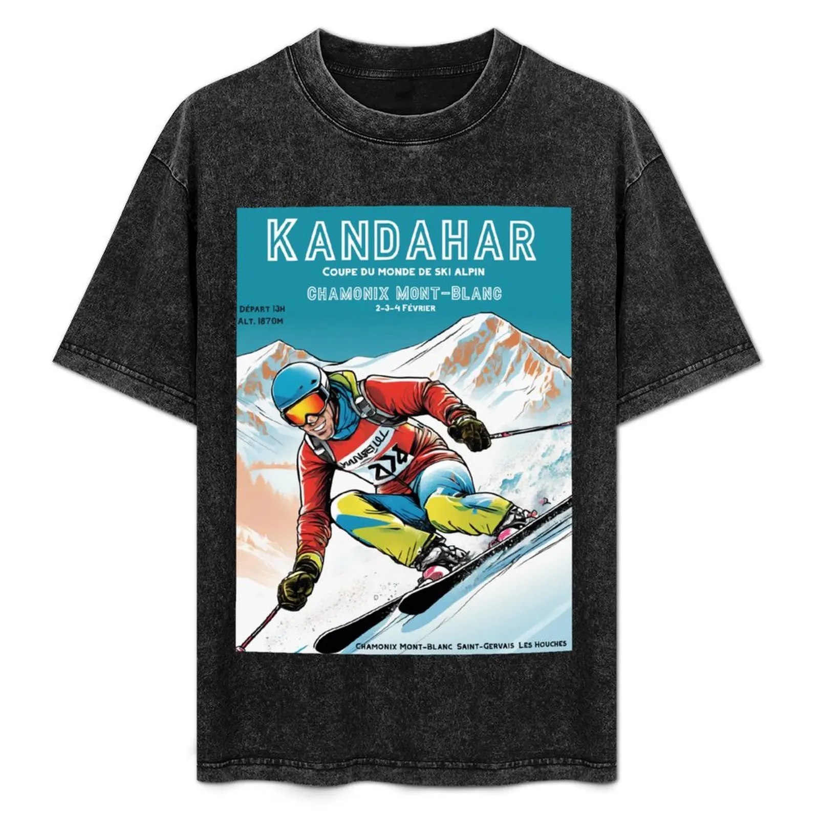 

Chamonix Mont-Blanc Ski World Cup T-Shirt summer top graphic shirts new edition t shirt men