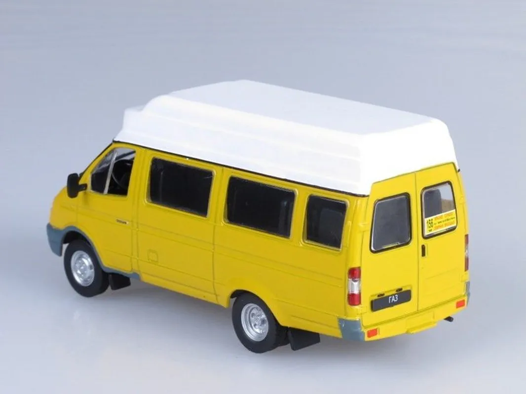 Venda quente 1:43 liga russa gaz modelo de carro, simulação de negócios ônibus carro ornamento, clássico coleção modelo carro, frete grátis