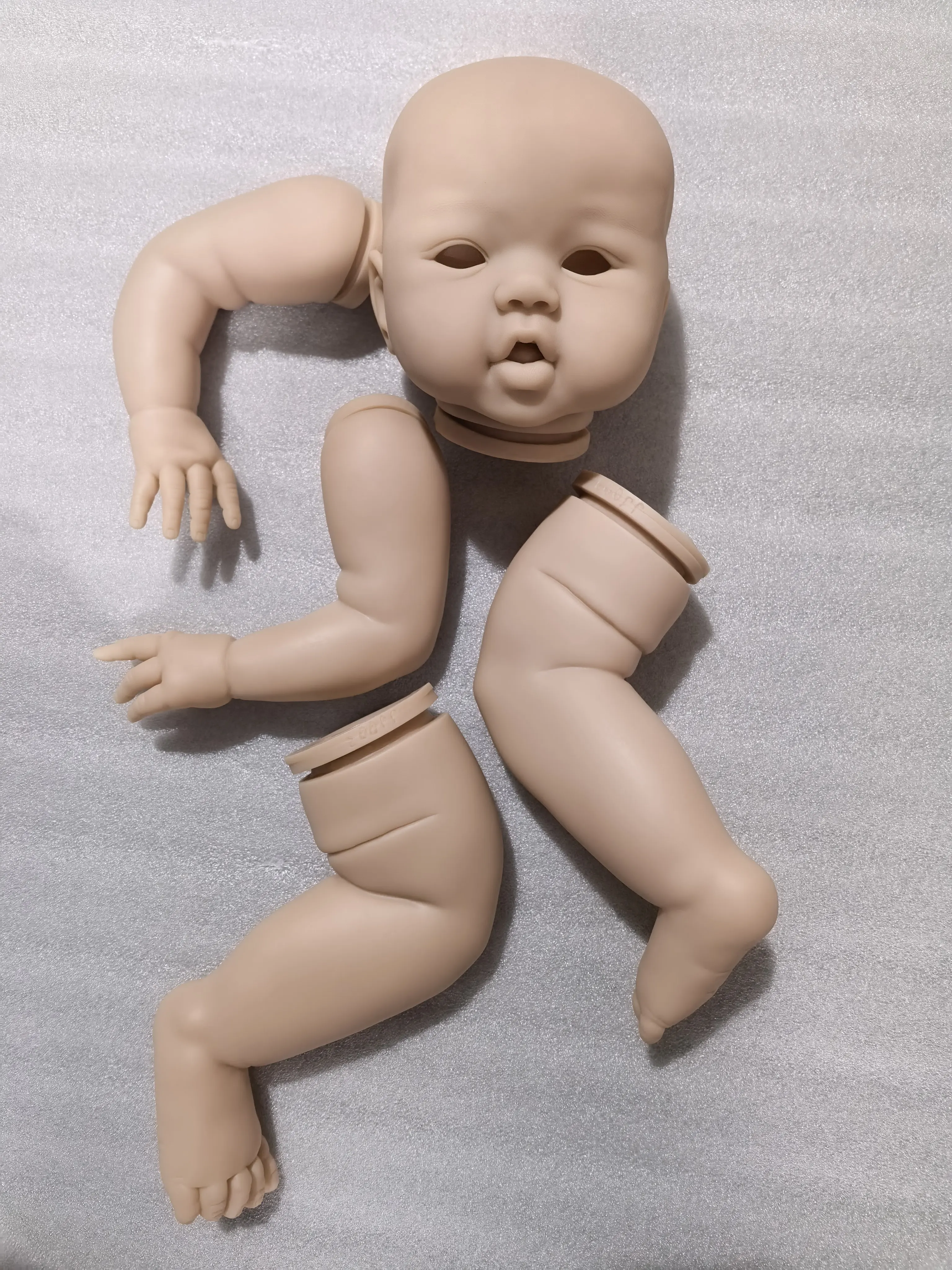 NPK 26inch Reborn Toddler Doll Kit - Huge Size Unfinished Unpainted Unassembled Doll Parts with Fresh Color Cloth Body for DIY C