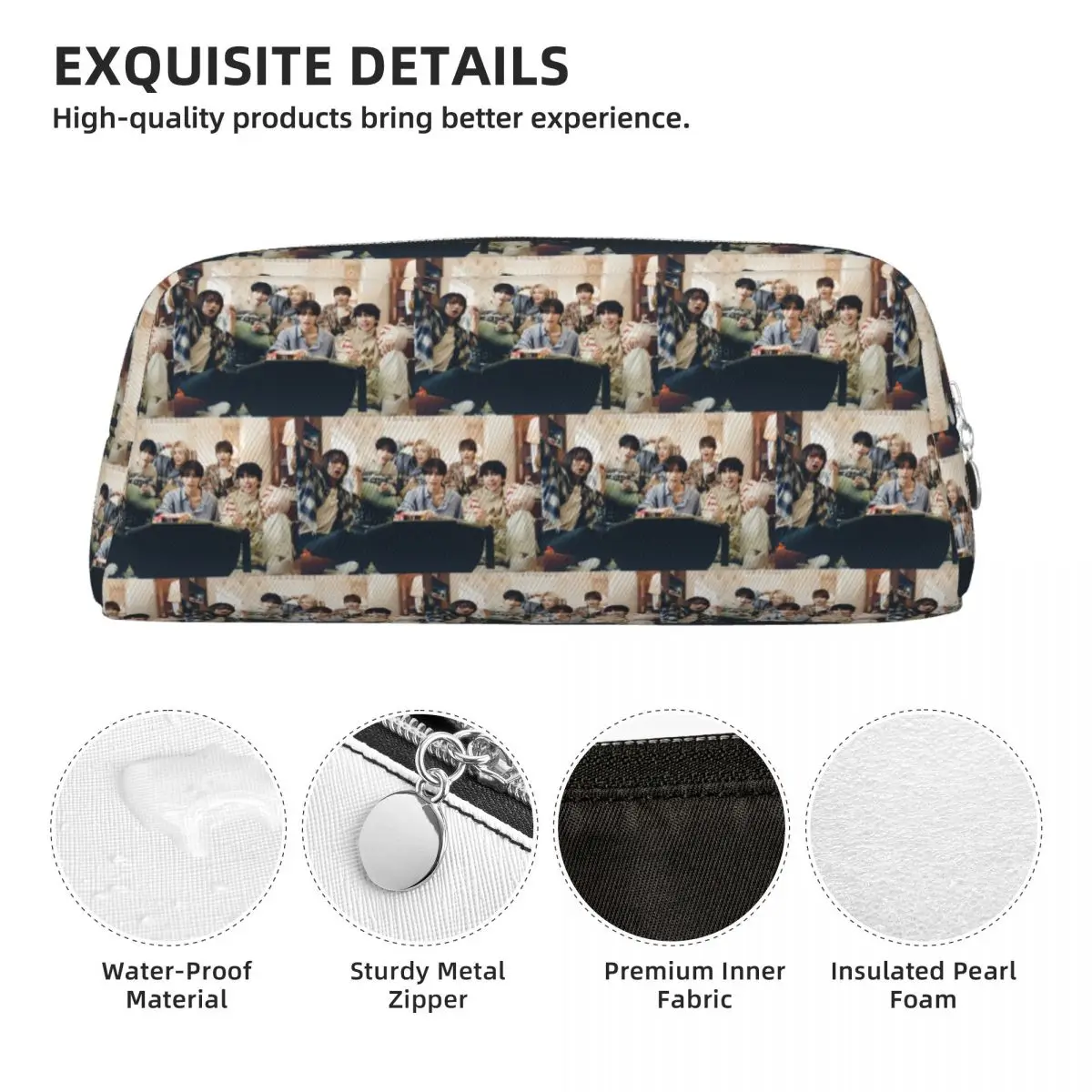 Boy Next Door KPOP Pencil Cases for Student Gifts Pen Box Pencil Bag Pencil Pouch Pen Holder - view 4