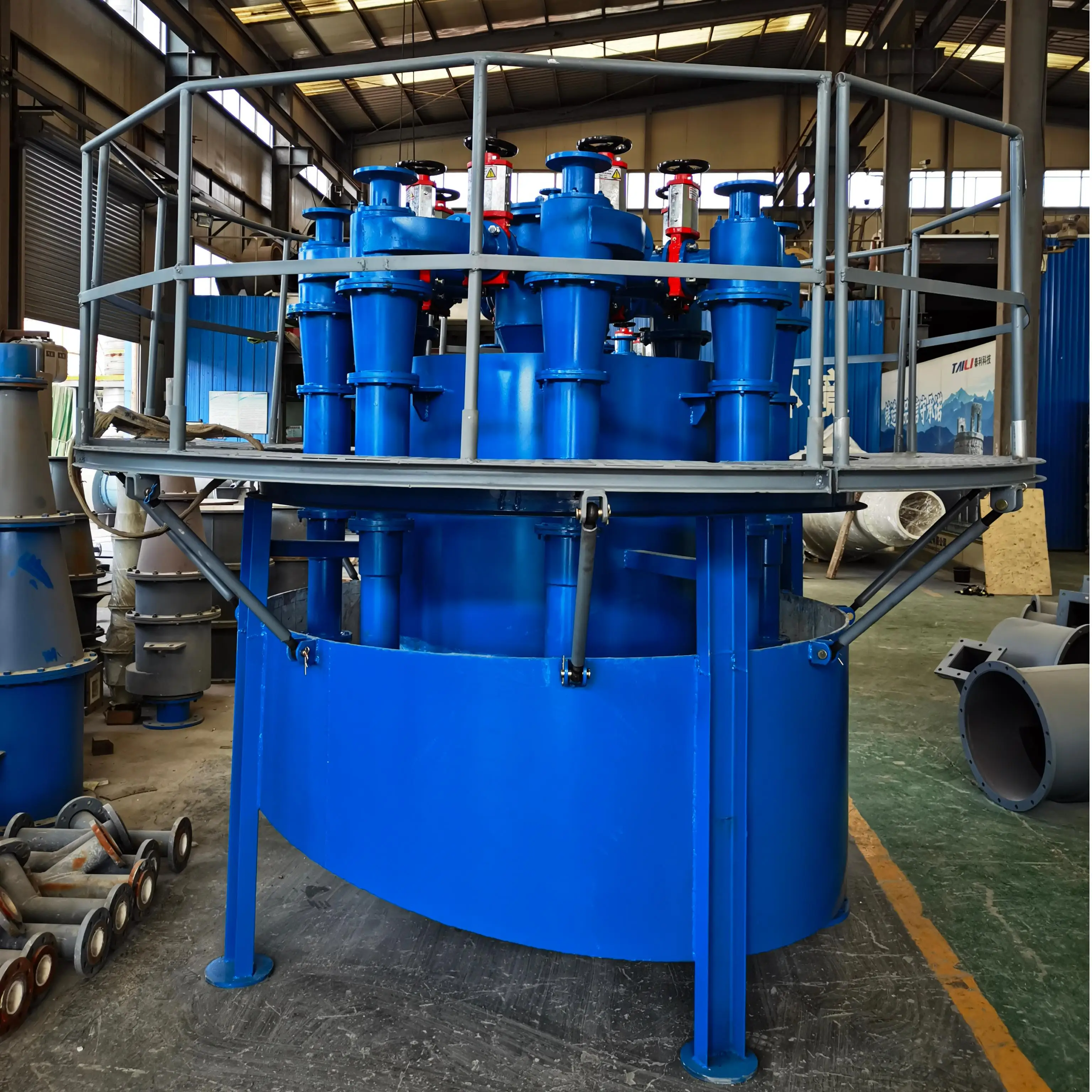 Efficiente idrociclone separatore minerale per l'ispessimento e l'idratazione - Motore componente centrale Nuovo