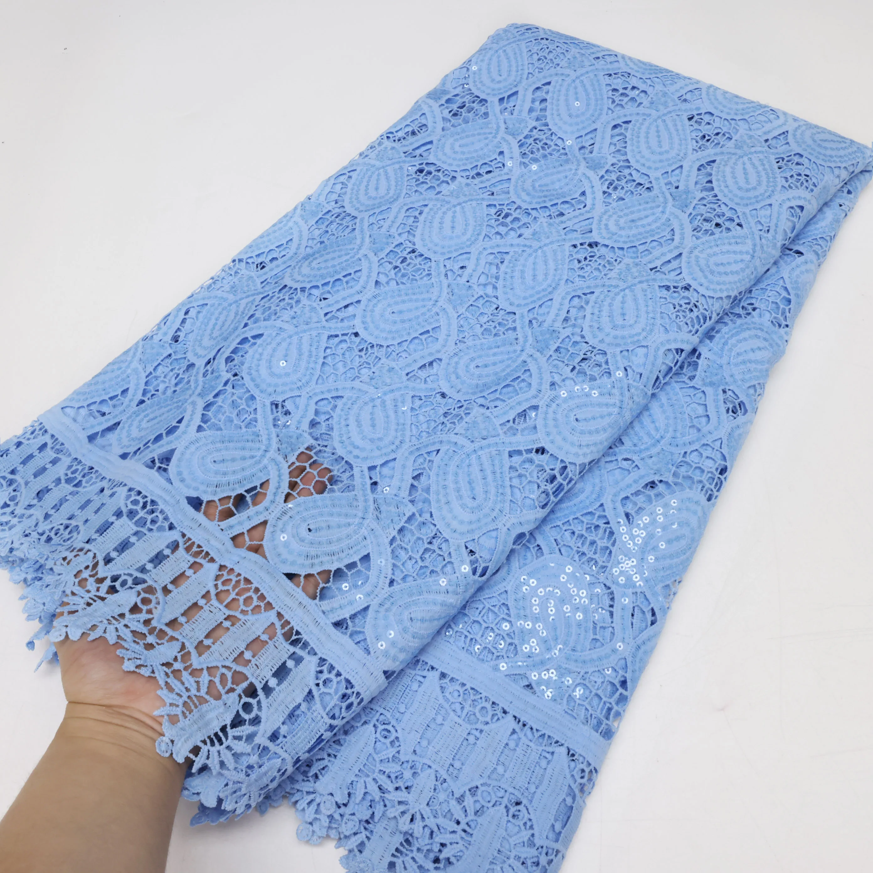 

Африканская молочная шелковая кружевная ткань, французский тюль, сетка с блестками, кружево 2025, высокое качество, нигерийский молочный шелк для женщин, вечерние платья