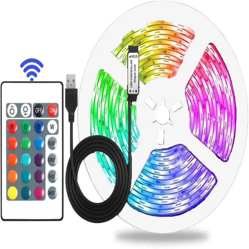 Intelligent LED strip lights-color change, music synchronization, application control, remote control, RGB-suitable for room dec image 4