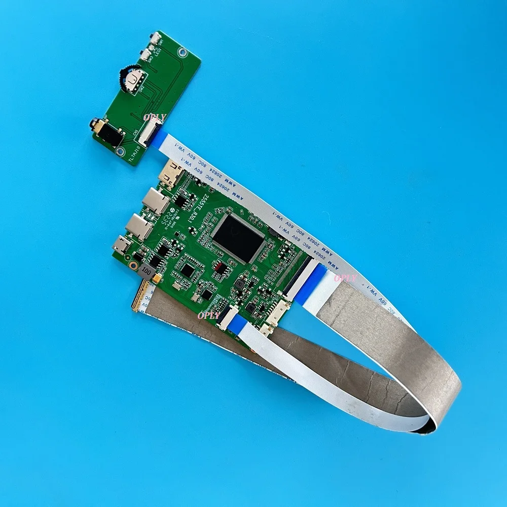 Imagem -01 - Kit de Placa Controladora Edp para Nt116whm-a22 e Nt156whm-t00 tipo c Mini Compatível com Hdmi Usb Led Tela Lcd 1366x768 Diy