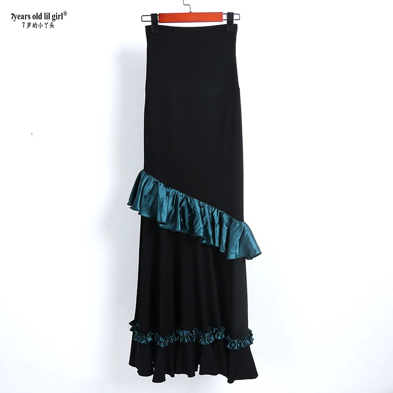 Vestido flamenco com babados de 6 camadas DTT41 é uma marca popular de roupas de dança