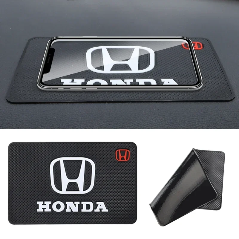 Vehicle Mobile Phone Non-Slip Pad Car Silicone Storage Mat For Honda Civic Fit Jazz Accord Pilot CRV Odyssey Passport City Shutt