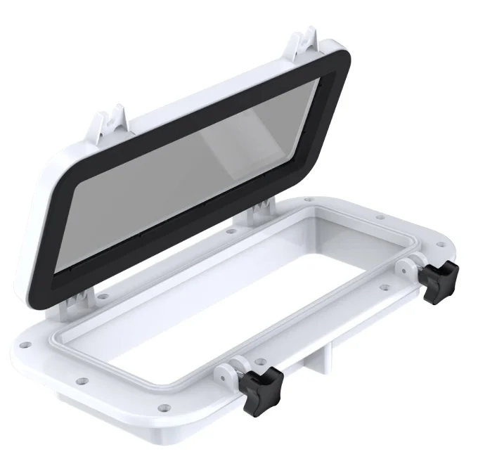 400*200mm New Plastic Rectangular Shape Porthole Fittings for Marine for Boats and Yachts
