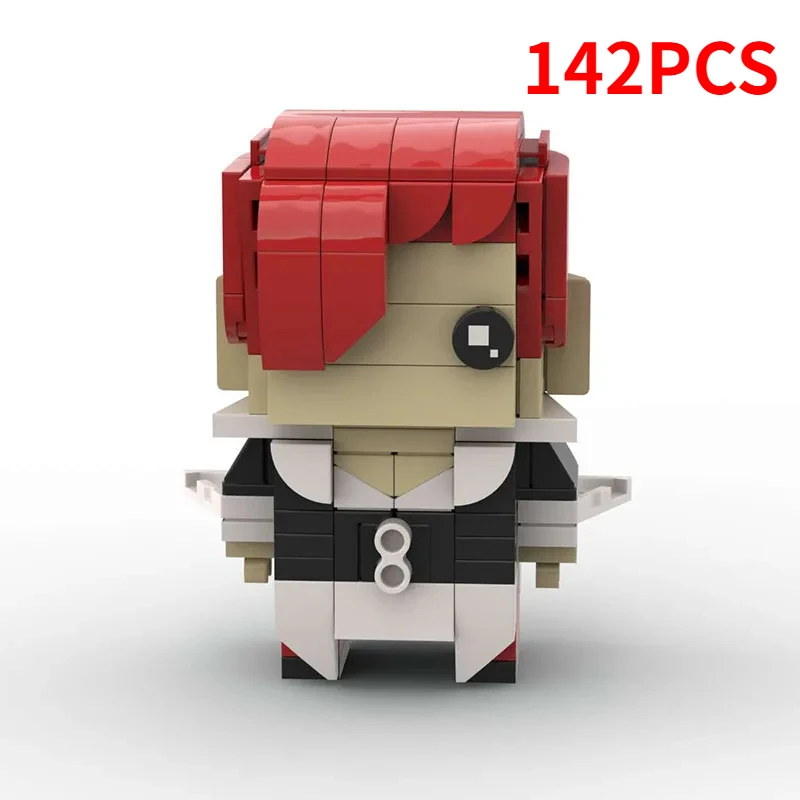 Game Series Street Grapple Overlord Boxing Emperor Building Blocks MOC Iori Square Head Figures Assembly Model Kids Toy Boy Gift