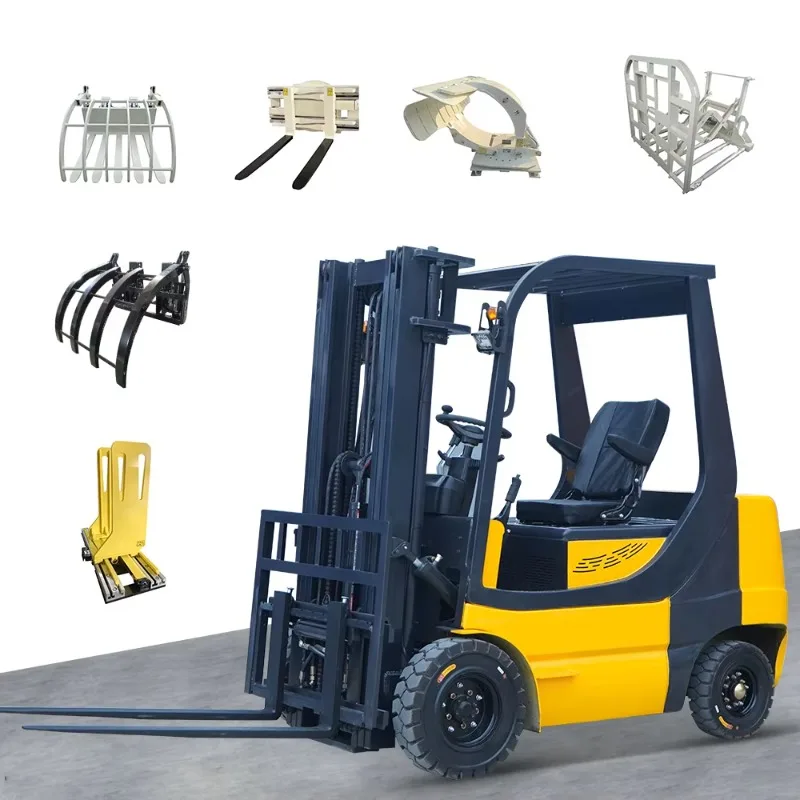 1Ton 1.5Ton 2Ton 2.5Tonne CE Farm Battery Forklift Warehouse Workshop 4 Wheel Mini Gabelstapler Electric Forklift