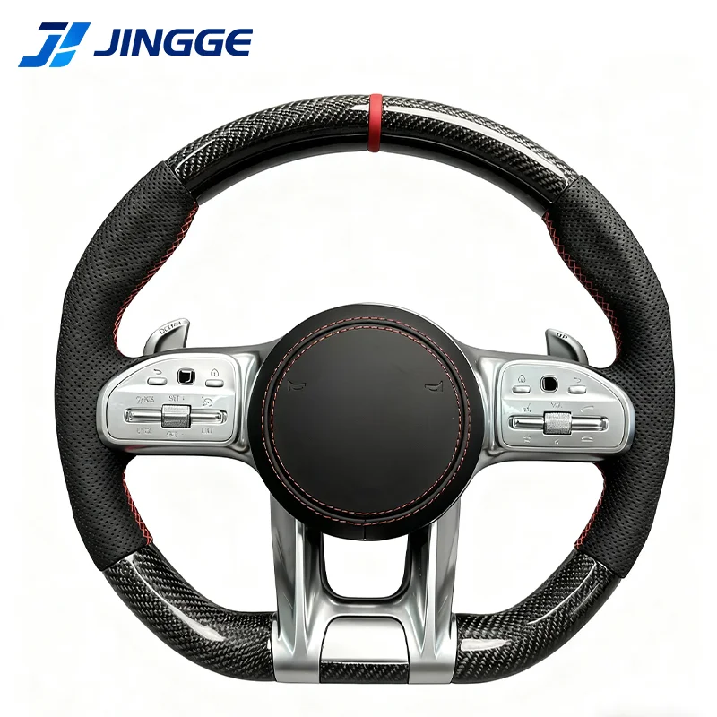 

Benz GT G Class Custom Carbon Fiber Leather Steering Wheel for Benz Cars