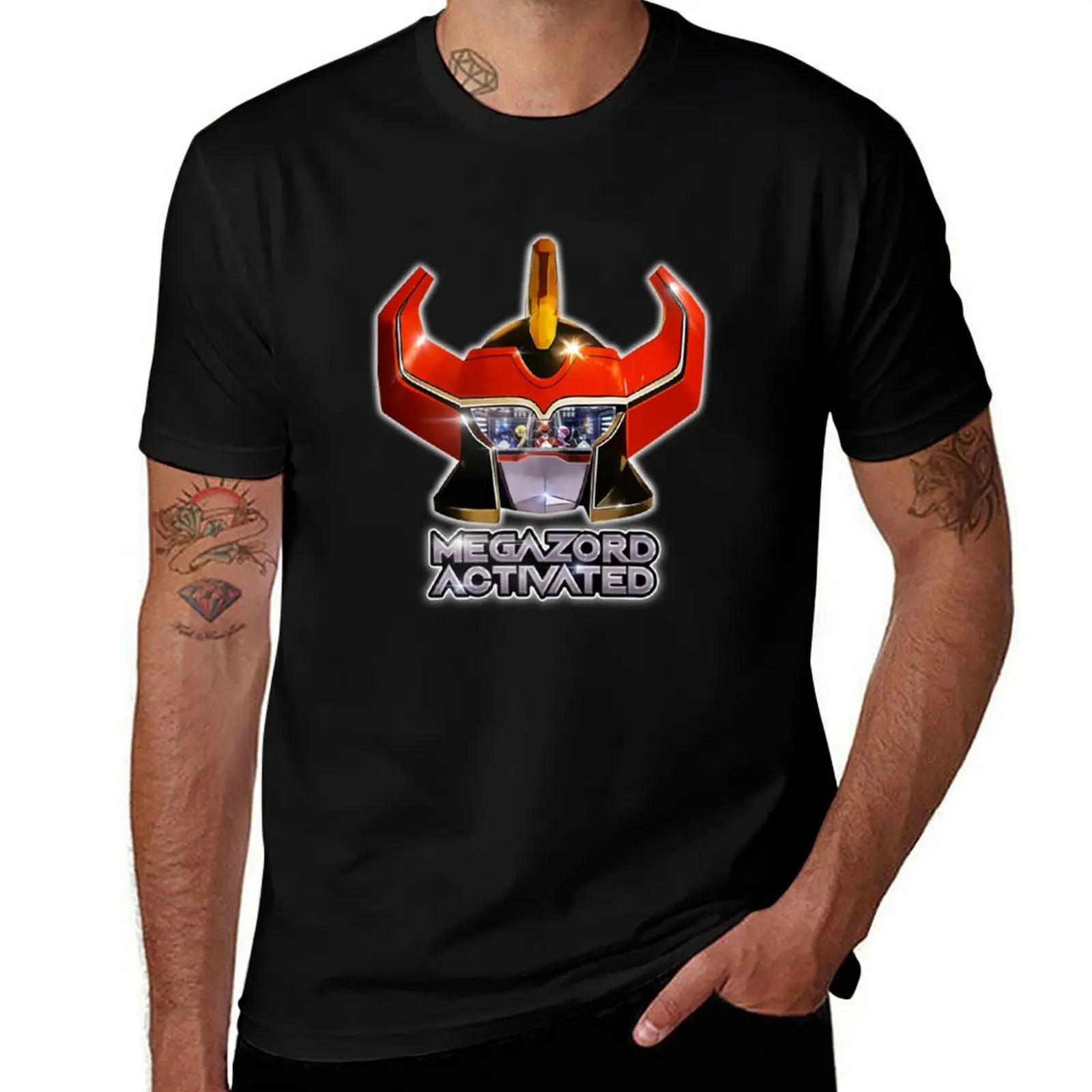 

Megazord Activated T-Shirt Comfortable Workout Short Sleeve Shirt