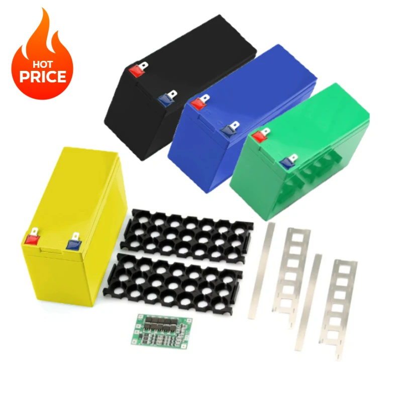 

12V 7Ah Battery Box Holder For 18650 Battery 3*7 Nickel With ABS Storage Box Part With PCB Board DIY Battery Pack Organizer