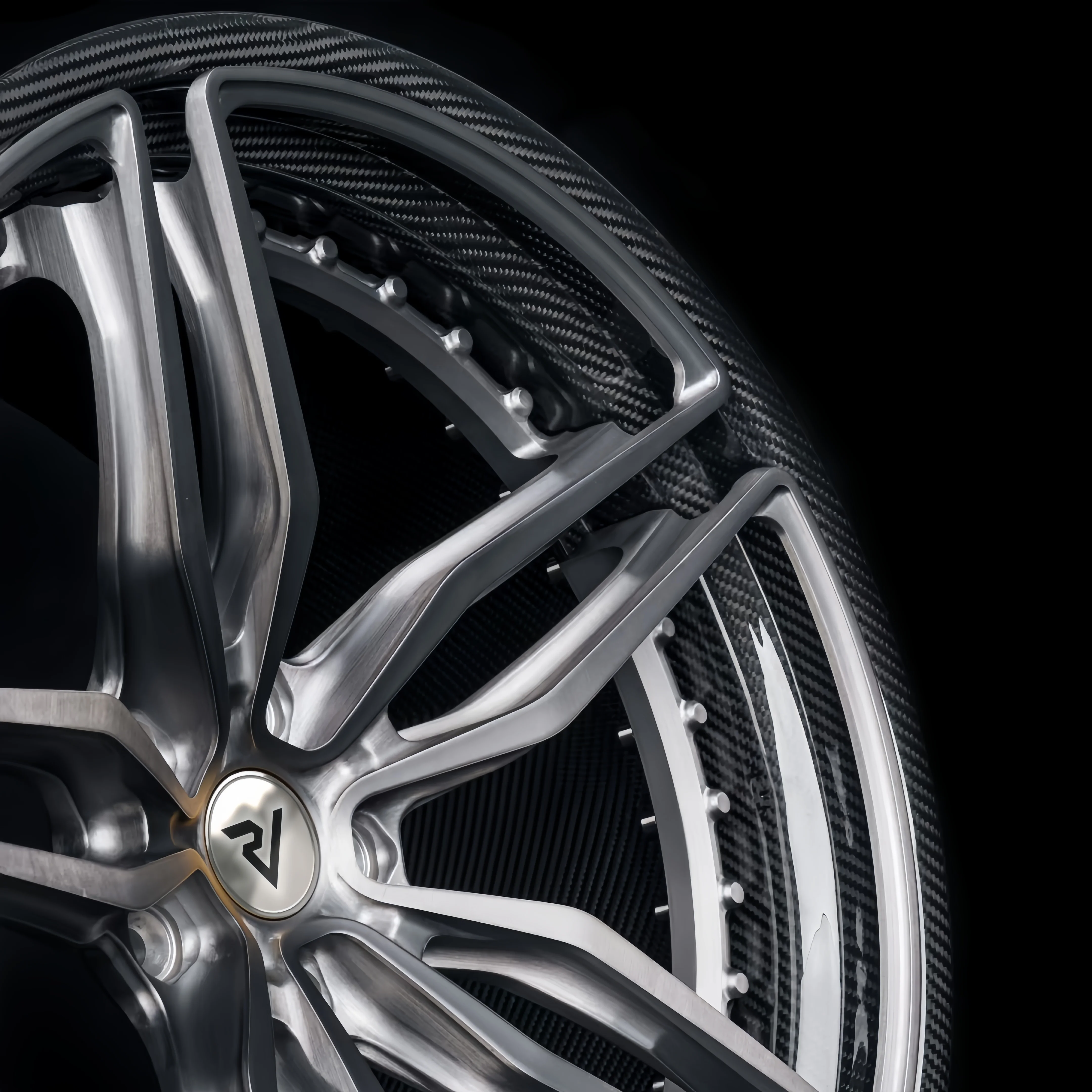 

Hunt Custom 2 Piece Forged Wheels Carbon Fiber 5x112 5x130 20 21 22 Inch for Racing Car for BMW F80 F82 RSQ8 Rims