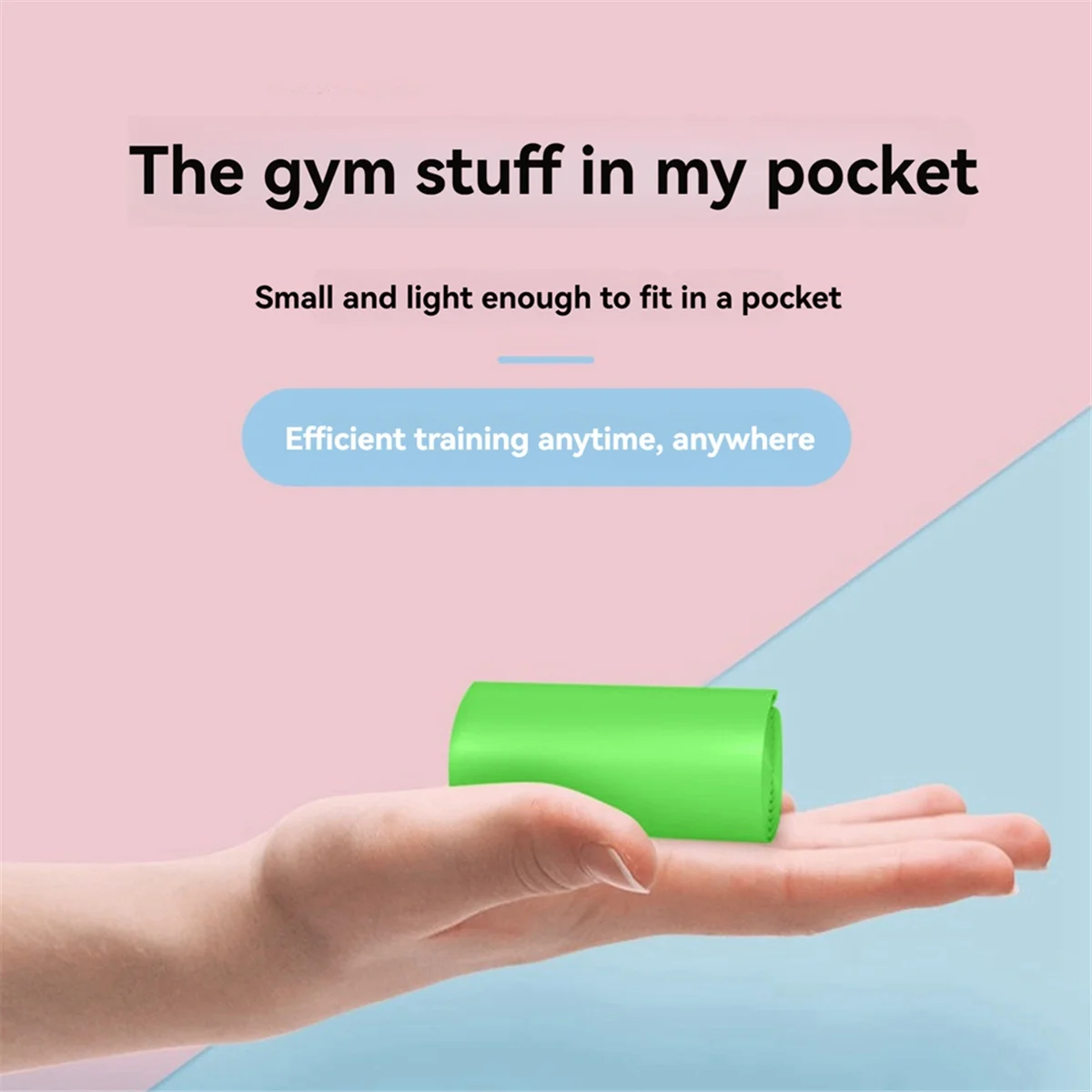 A72Z حزام مطاطي من اللاتكس محاصر لممارسة اليوجا ومقاومة سميكة مع حلقة توتر، مع تعليمات وحقيبة، مجموعة من 5 قطع.