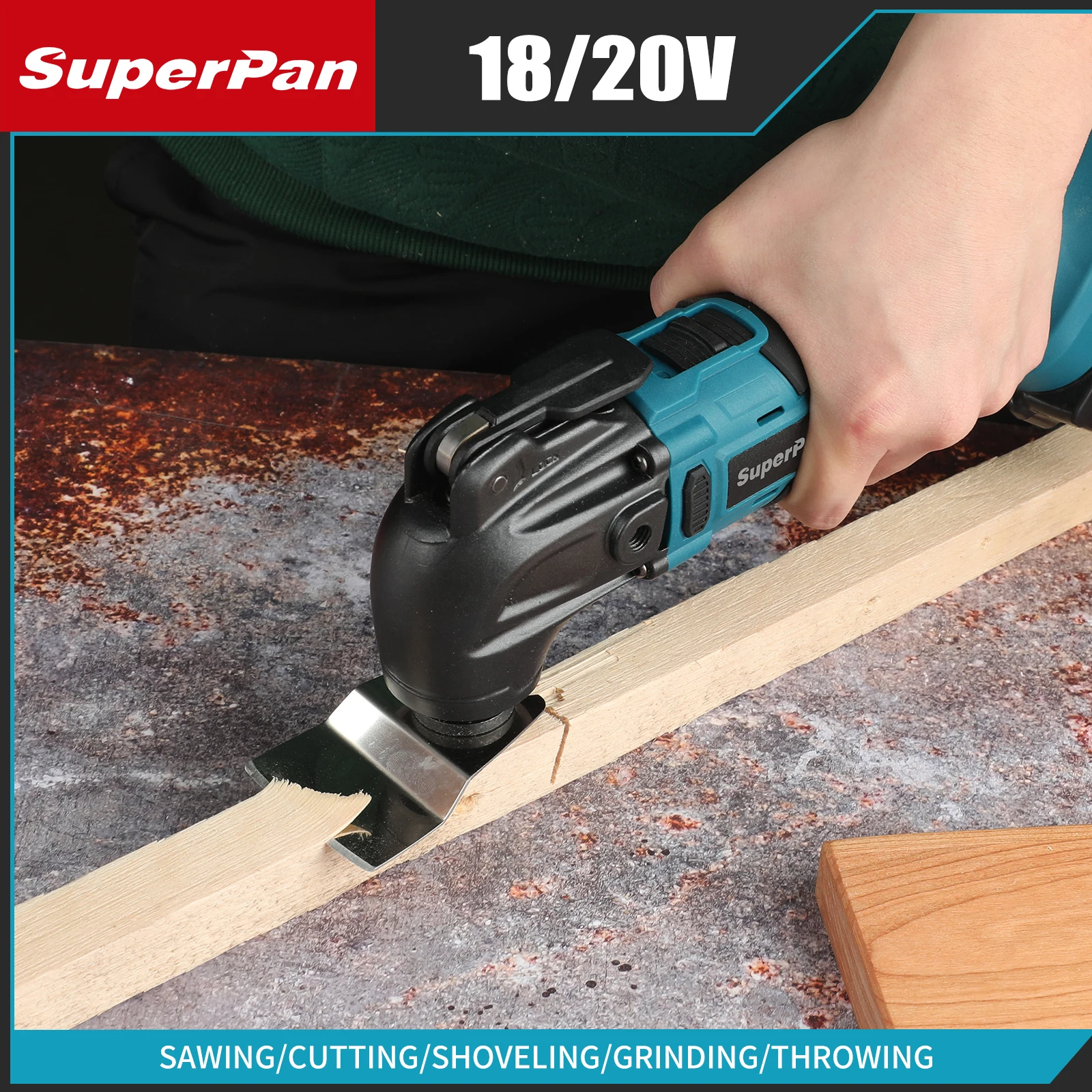 Universal Treasure Cutting Polishing Shovel Cleaning Tool Vibration Multi functional Tool For Makita 18v Battery Pins