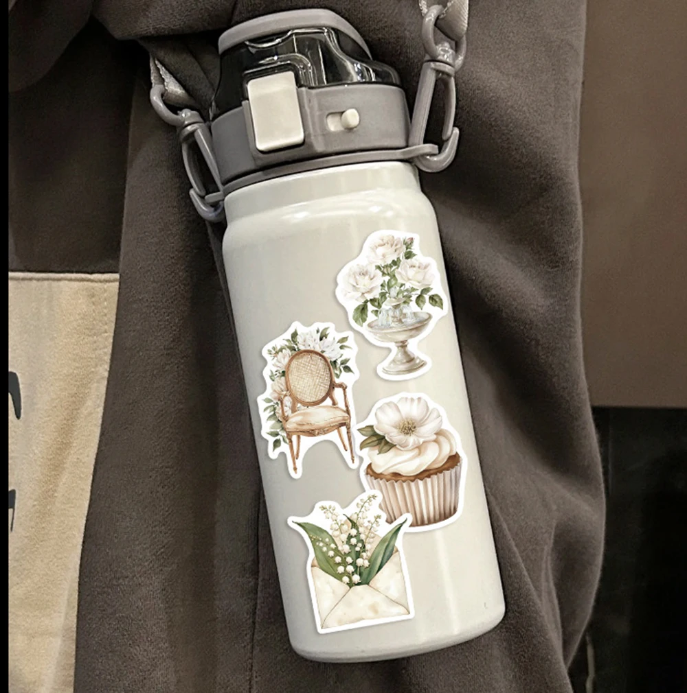 10/50PCS De Witte Renaissance Graffiti Stickers Esthetiek Cartoon Decal Notebook Telefoon Gitaar Skateboard Waterdichte Sticker