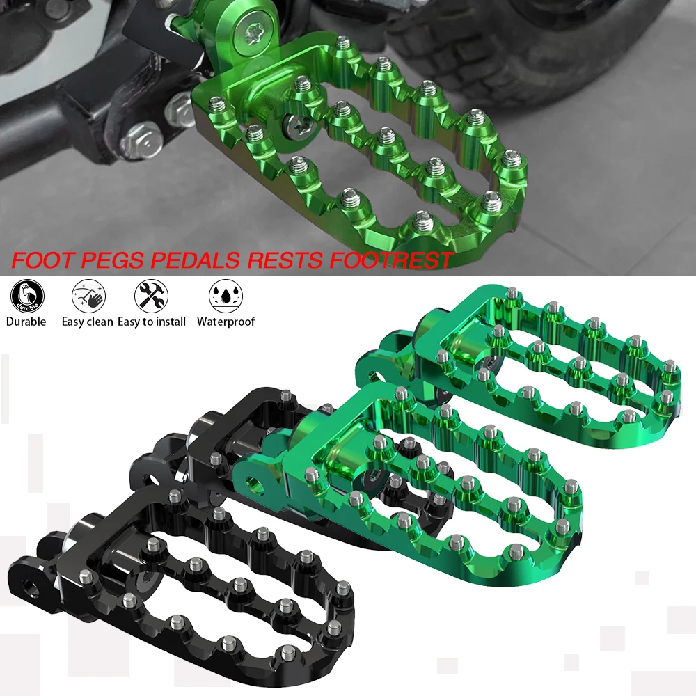 For Kawasaki KLX650R KLR650 KLR 650 KLX650 KLX 650 R KLX 650R 1987 - 2008 Motocross Footrest Footpegs Foot Pegs Rest Pedal Parts