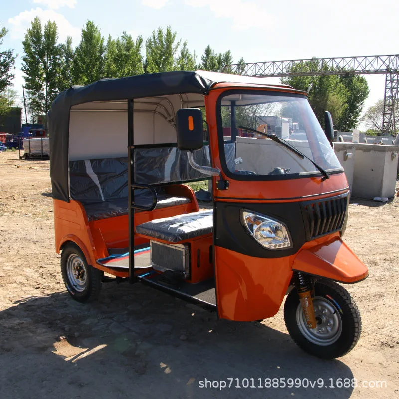 Foreign Trade Electric Three-Wheeled Tuk-Tuk African Version Cargo Transport Vehicle with High Payload Capacity 30km/h