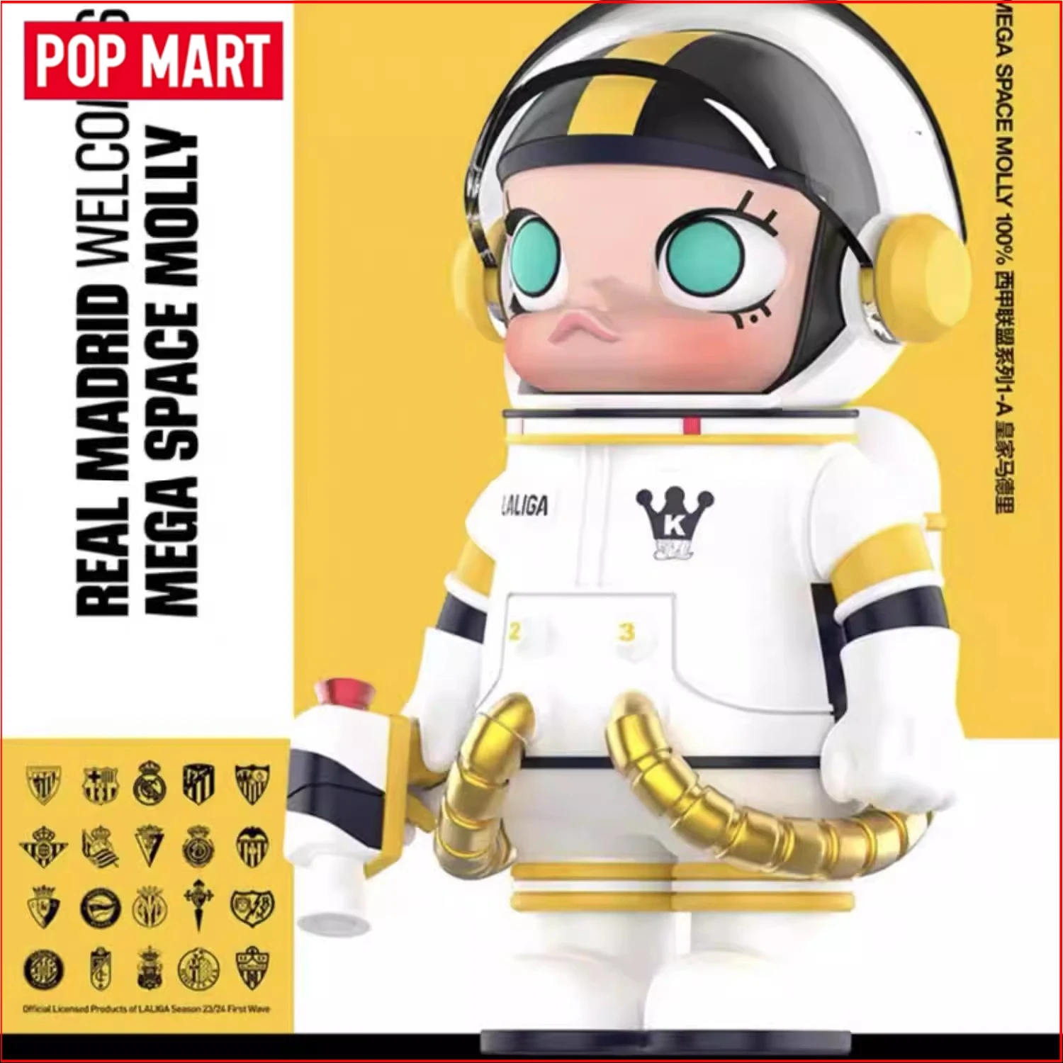 POP MART SPACE MOLLY LALIGA 100% NBA Lakers Nuggets Heat Celtics Rare Football La Liga Limited Edition Figure Collectible Toy - view 4