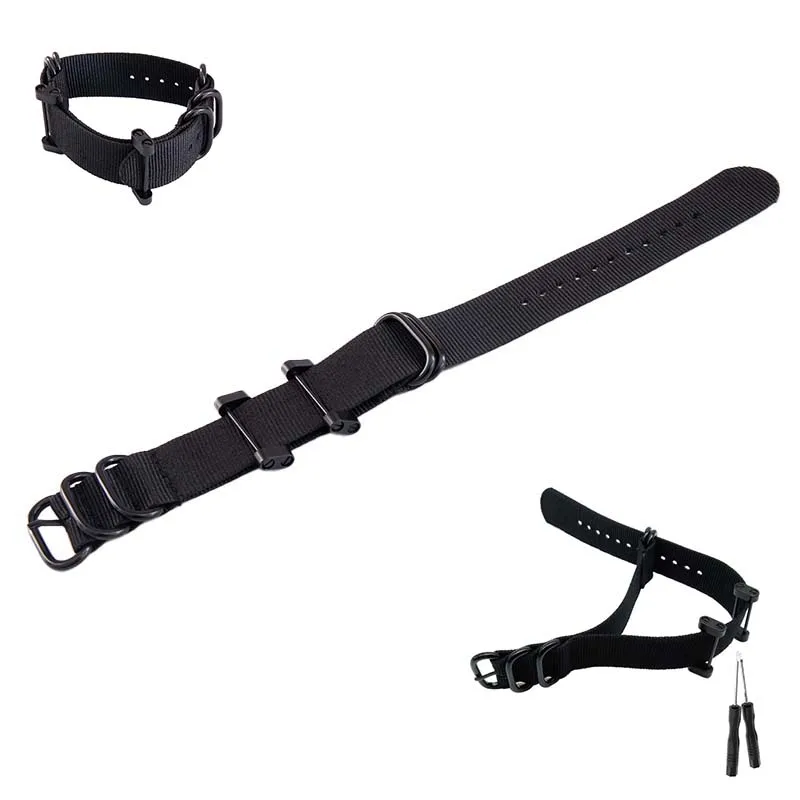 

24mm nylon canvas watch band connector Compatible for suunto core Sports waterproof watch accessories for men and women