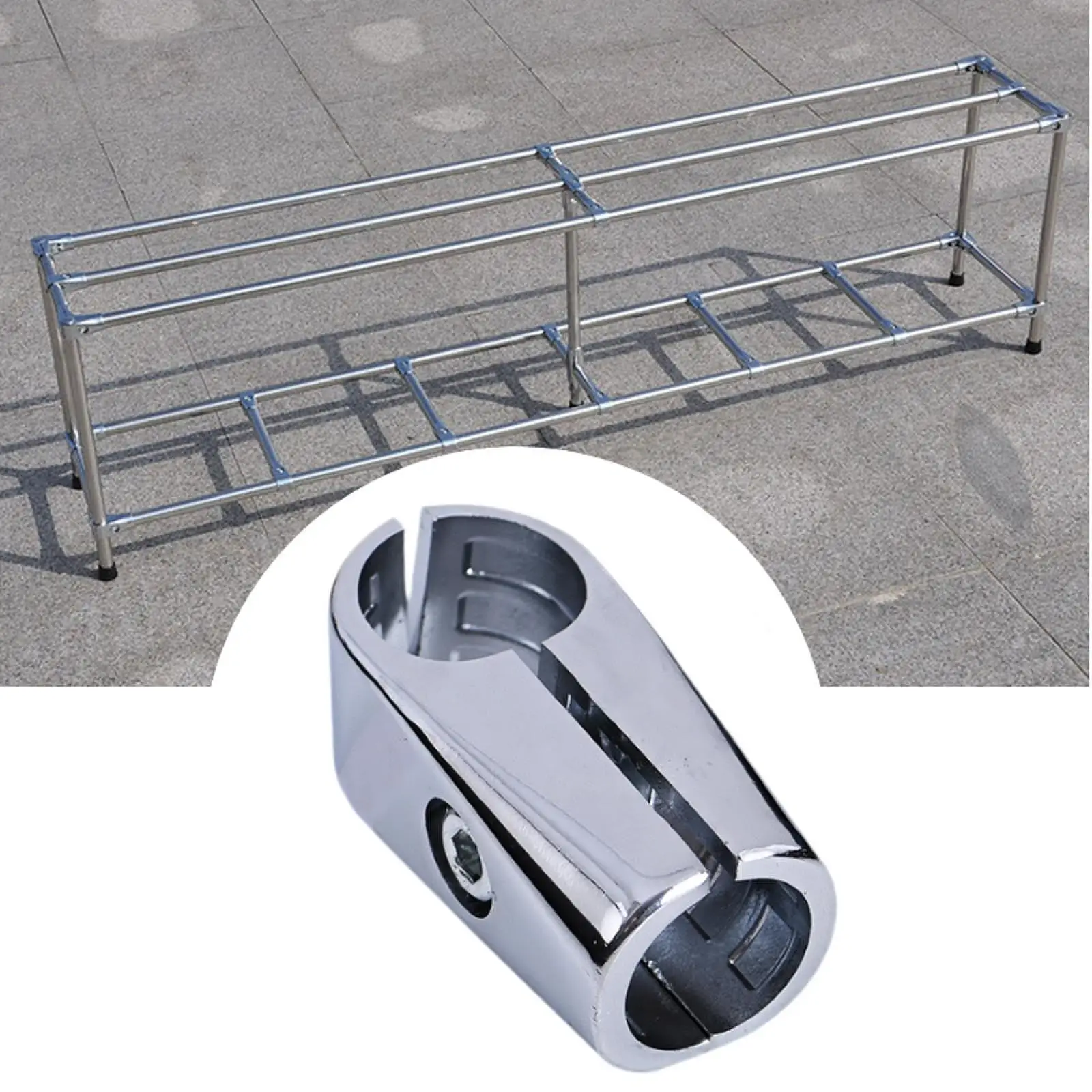 Rohrverbinder Innendurchmesser 1,26 Zoll T Rohrschellenverbinder für Zaun