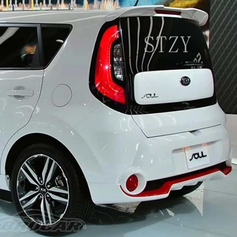 

Спойлер для Kia Soul ST SY ABS, материал заднего крыла автомобиля, праймер, задний спойлер для Kia Soul Spoiler 2010-2015