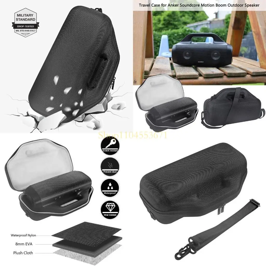 viaje portátil del superventas lleva para bolsa a prueba golpes del envase del caso para movimiento B