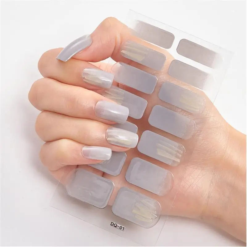 Summer Nail Sticker High Quality Use 100% Nail Gel Polish Sticker Accept Spot Nail Art Stickers for Nails Manicure Set