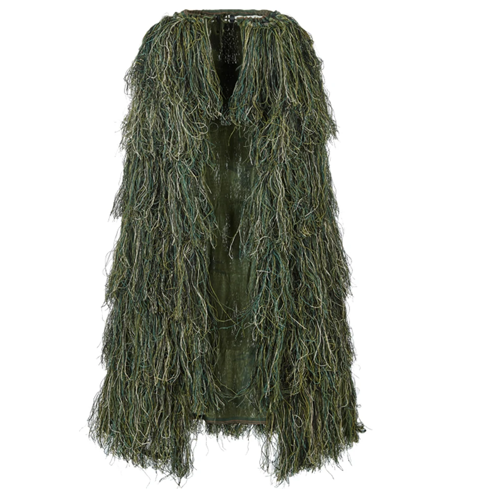 Imagem -05 - Leve Tactical Sniper Ghillie Top para Airsoft Paintball Poncho Suit Woodland