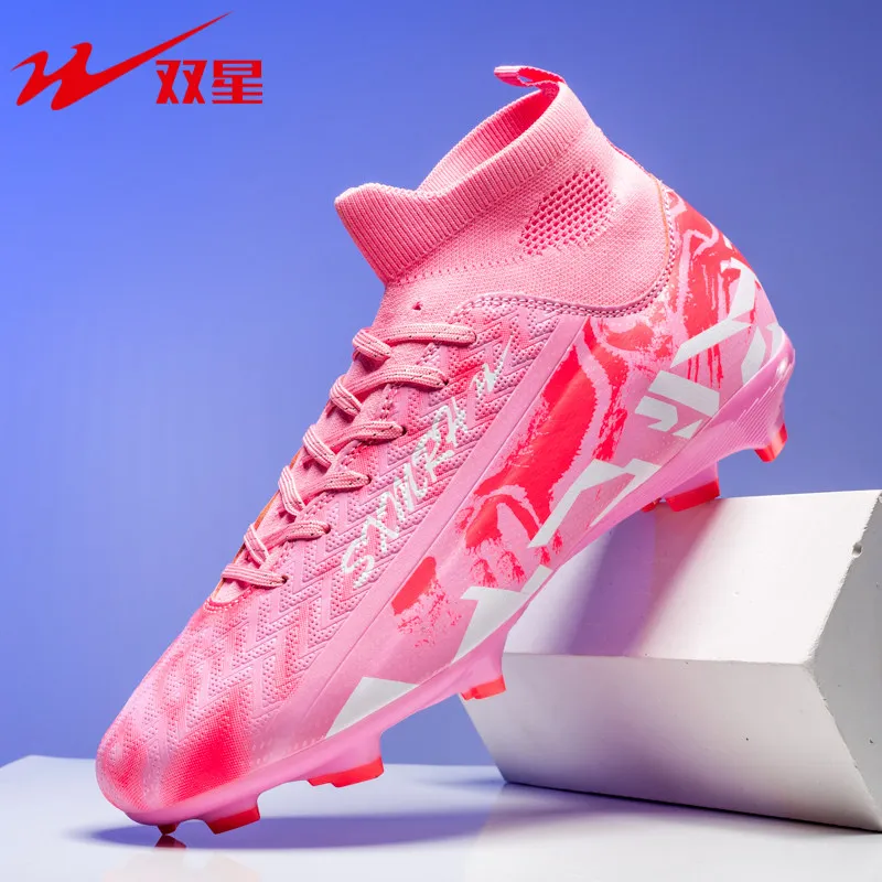Ultra Light Sweat Wicking Turf Soccer Cleats Padded Insoles for Park Grass Youth League Municipal Sports Ground Sneakers