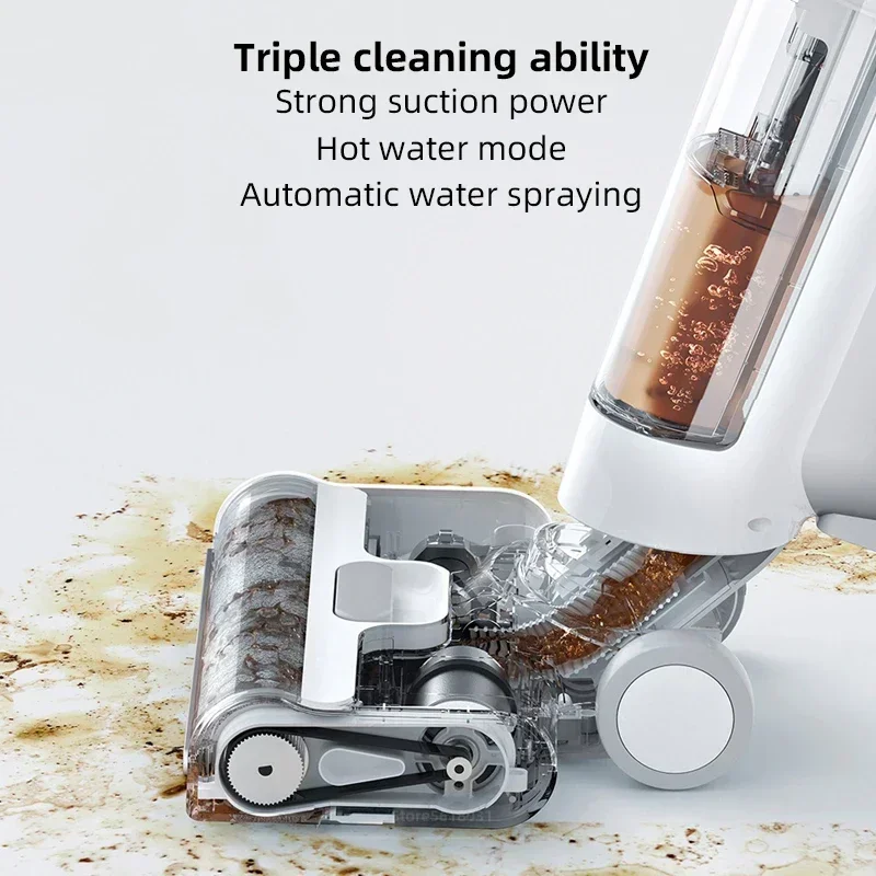 XIAOMI Wet and Dry Vacuum Cleaner MIJIA High Temperature Scrubber Wireless Self Cleaning Smart Home Washing Mopping Floor Washer